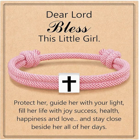 Vera Rope Braided Cross Bracelet